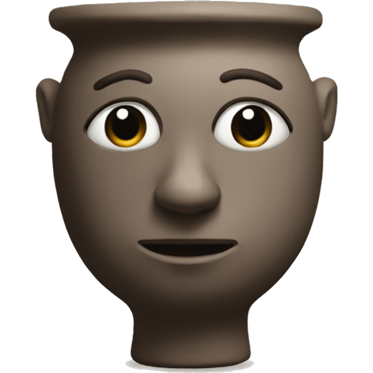 clay vessel without face emoji