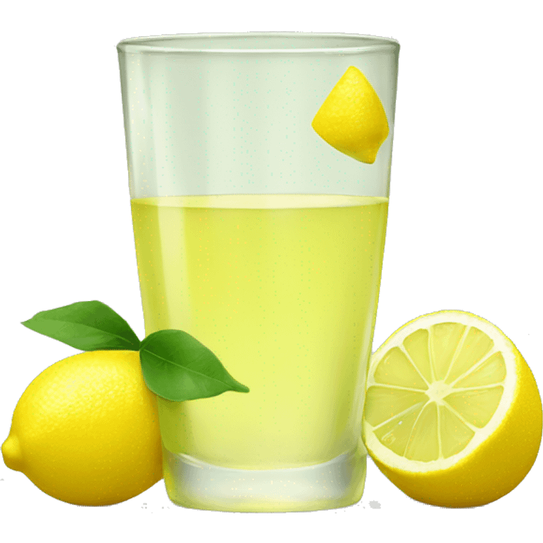 Shotglass of limoncello  emoji