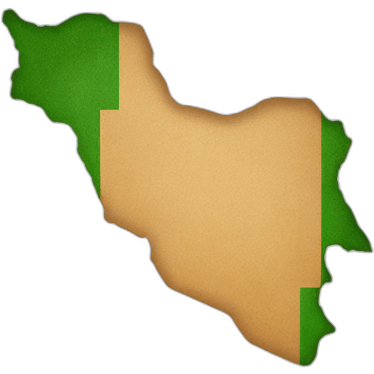 Algerian country shape emoji