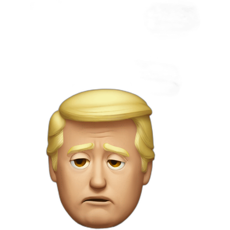 Hungover trump emoji