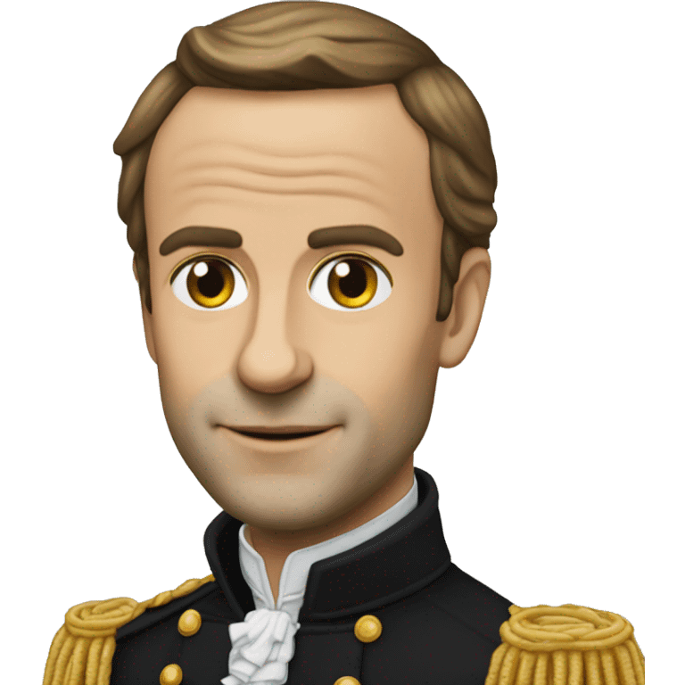 Macron mangent des pates  emoji