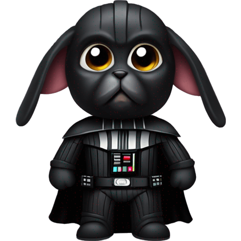 Darth Vader rabbit emoji