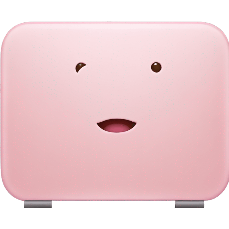 Soft Pink laptop 🩷 emoji