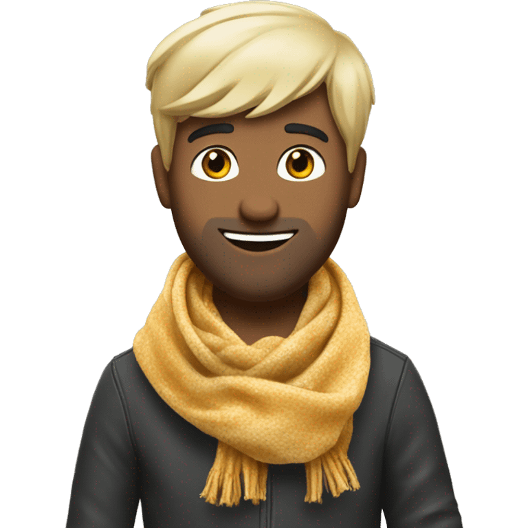 Celebrate youtuber amixem with scarf and celebration back emoji