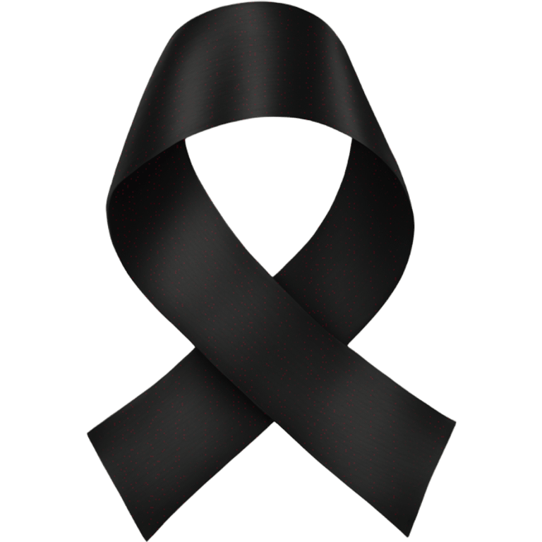 Black ribbon  emoji