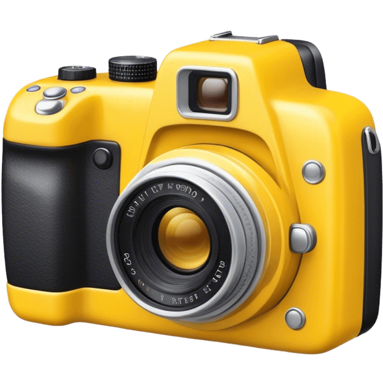 yellow professional camera emoji