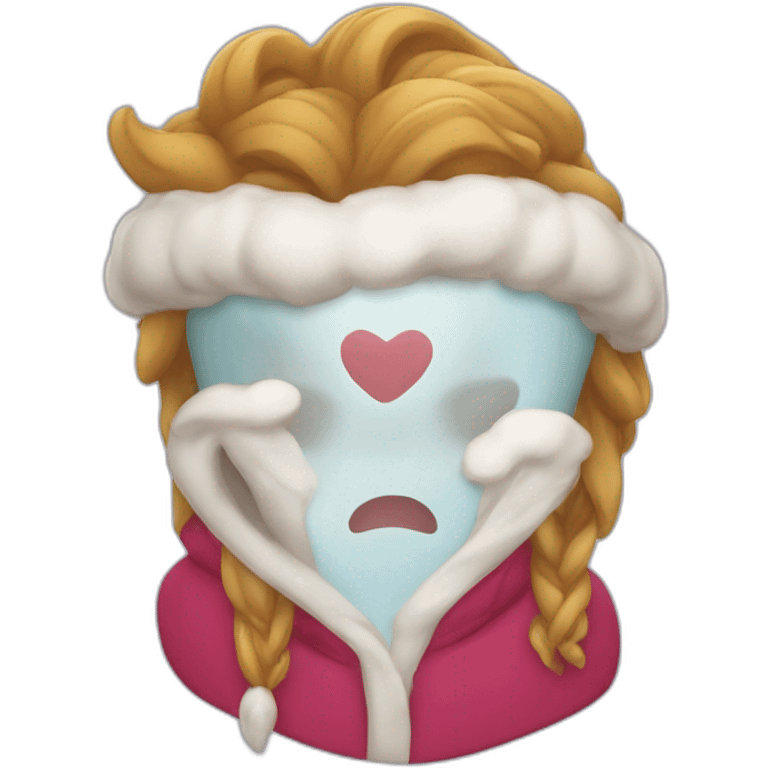 Un coeur glacé emoji