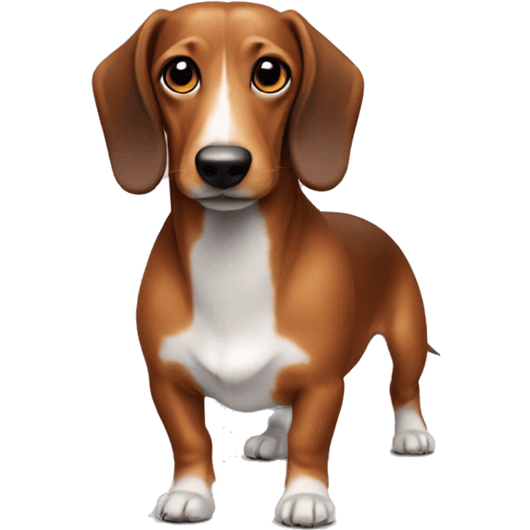 Daple sausage dog  emoji