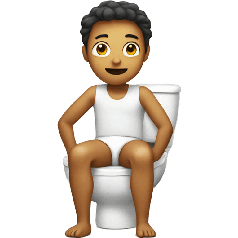 person on toilet emoji