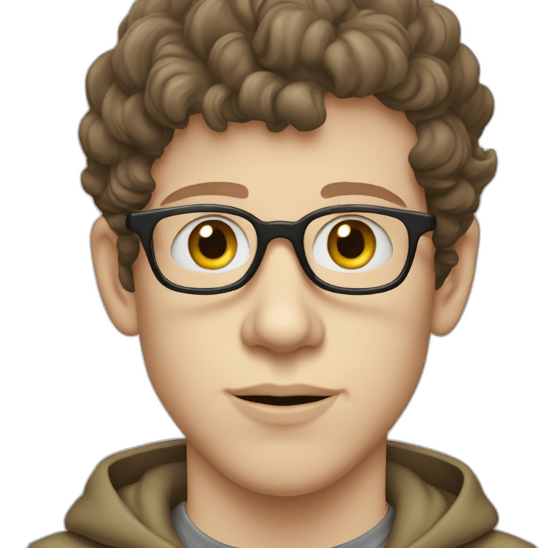 jesse-eisenberg cartoon wearing tee emoji