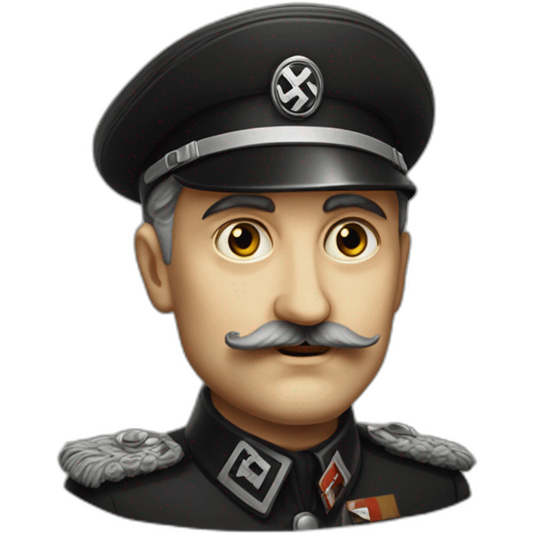 Nazi leader austrian painter with à very small moustache emoji