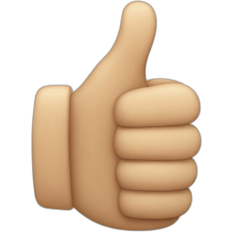 Thumbs up emoji