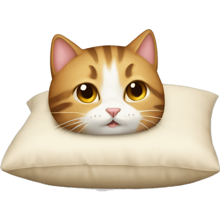 Cat with cushion emoji