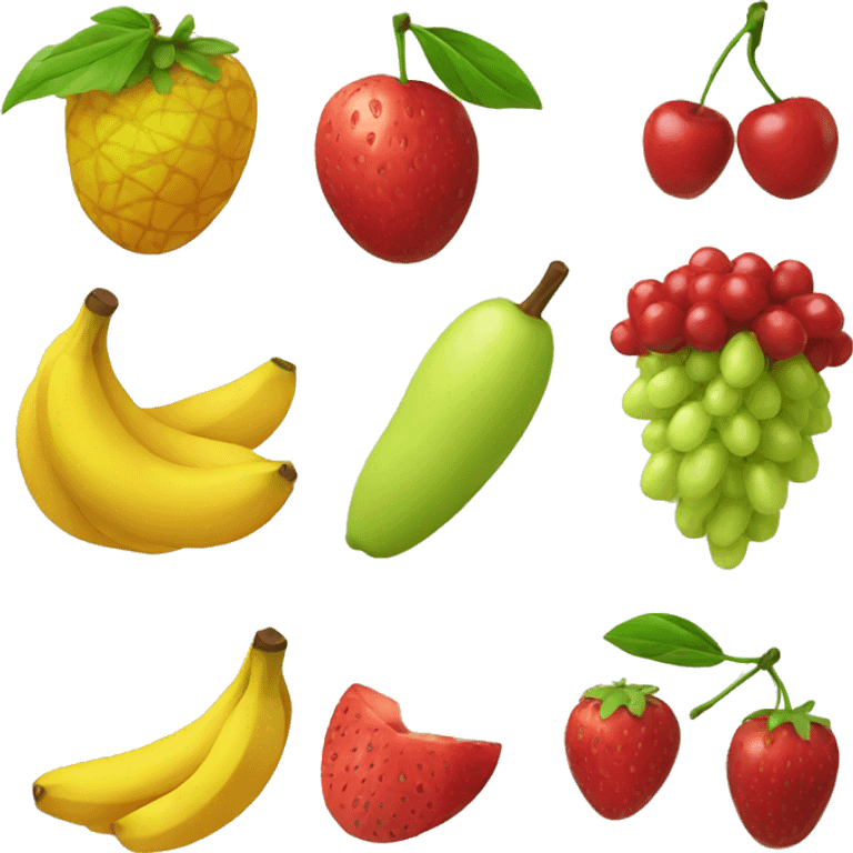 Fruits emoji