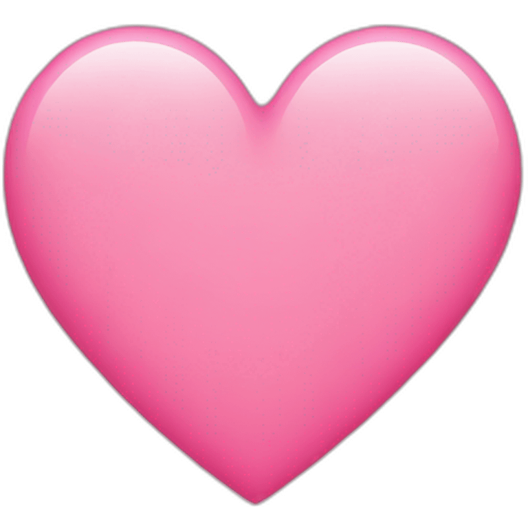 Simple Pink heart emoji emoji