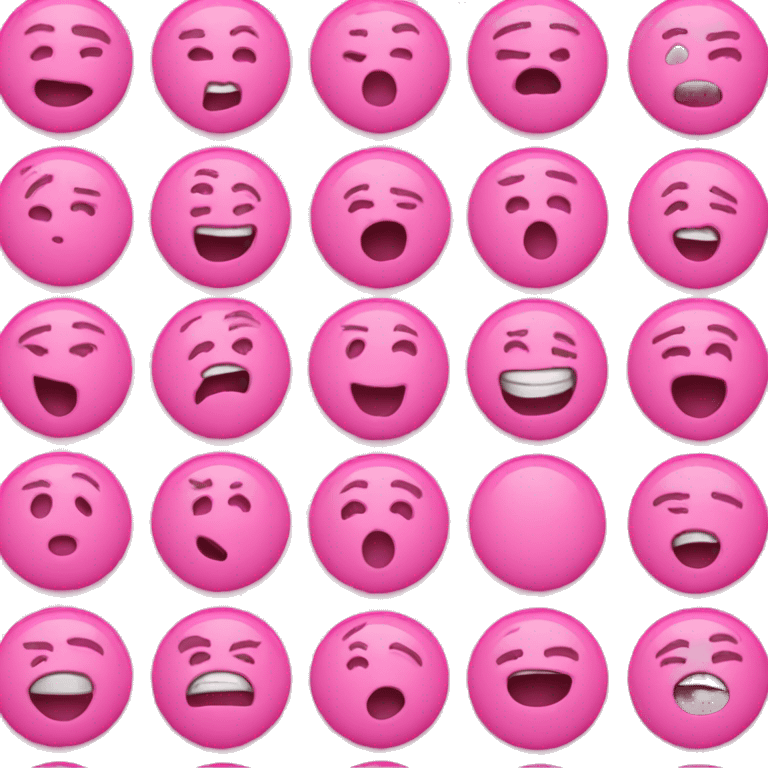 Creat random emojis but in pink emoji