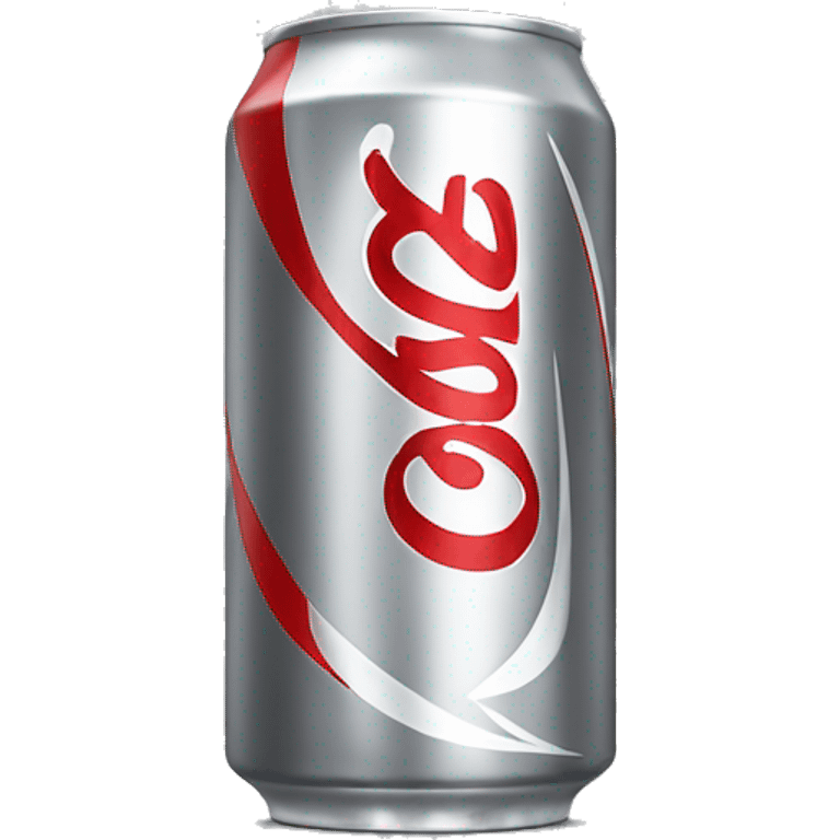 Grey can of Diet Coke emoji