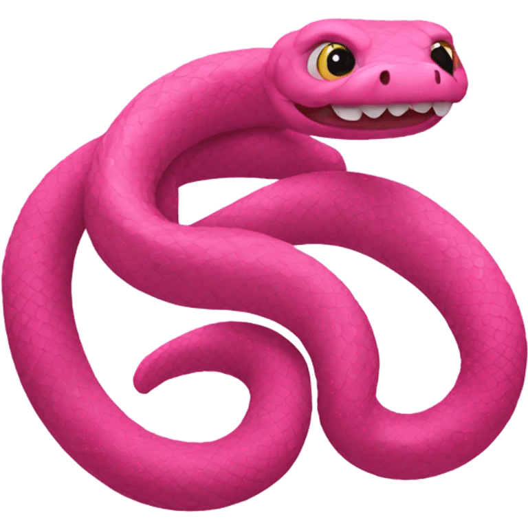 pookie pink snake emoji