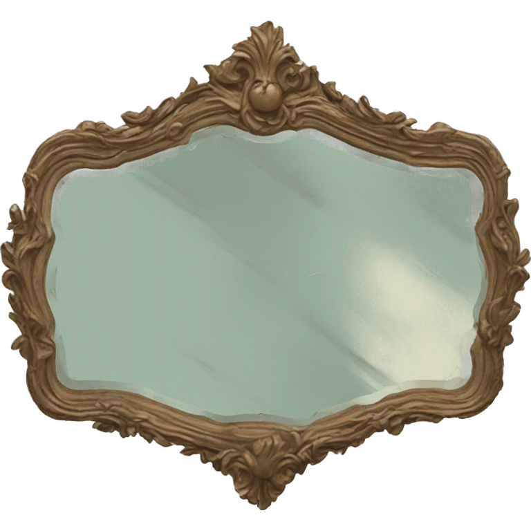 Aesthetic old mirror vintage emoji