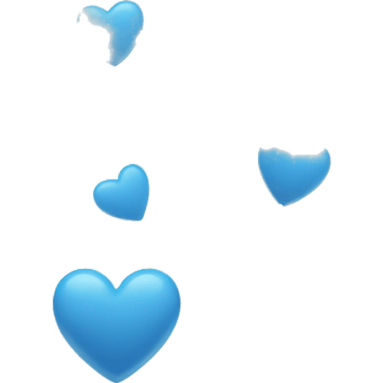 blue hearts emoji