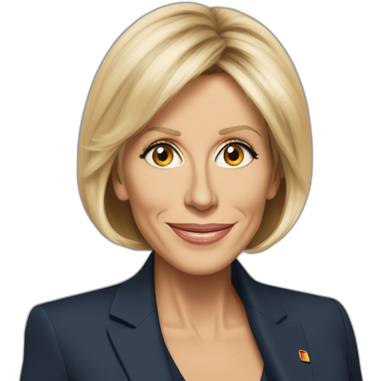 brigitte macron and elone musk emoji