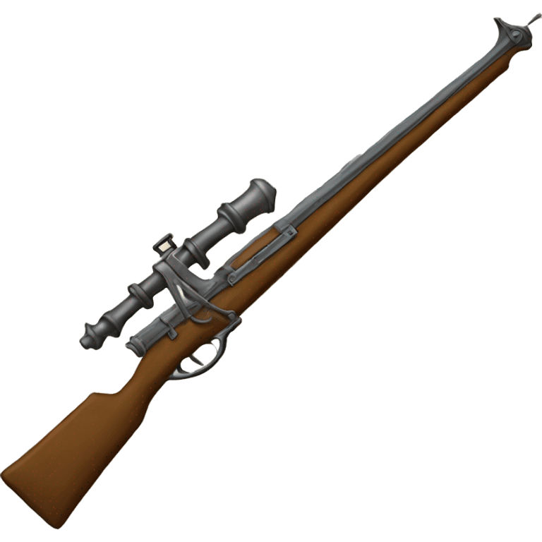 medievl rifle emoji