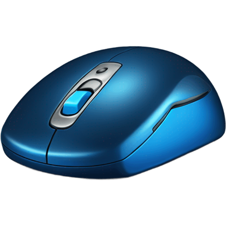 dark azure computer mouse emoji