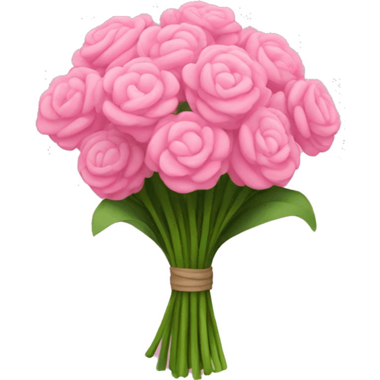 Pink Bouquet of flower emoji