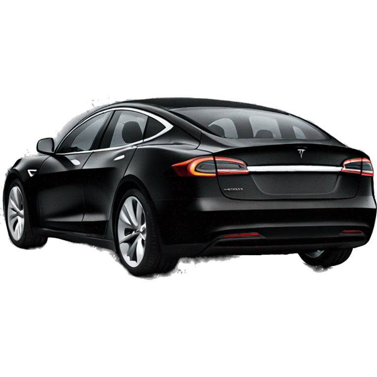 Black Tesla car emoji