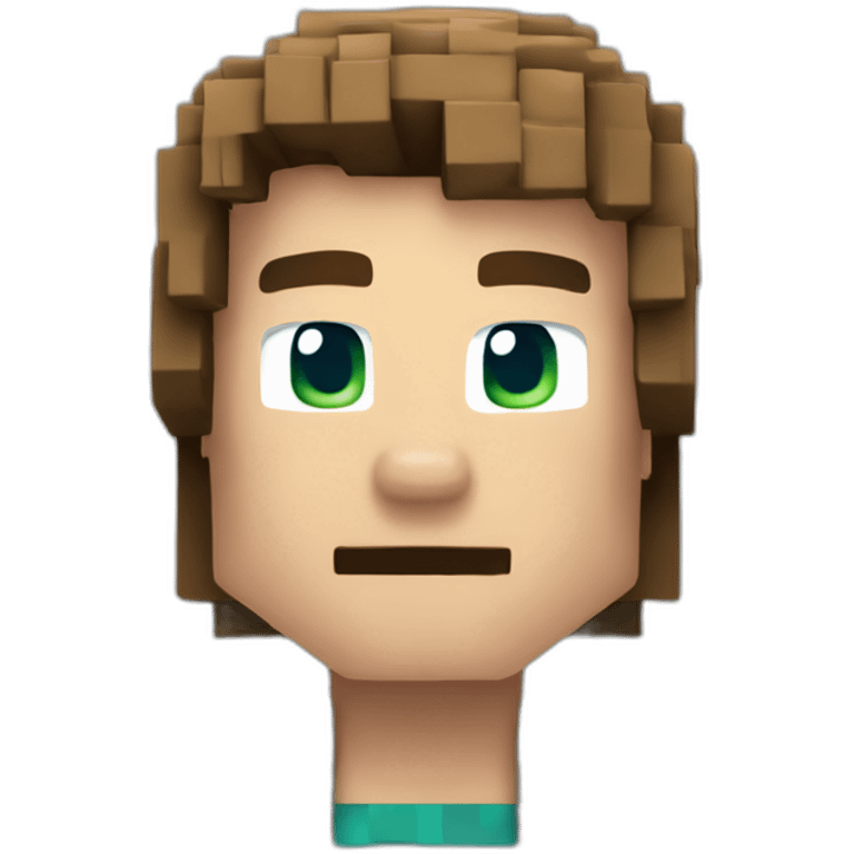 Steve from Minecraft emoji