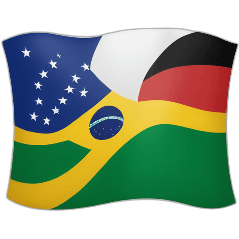 brazil germany flags emoji