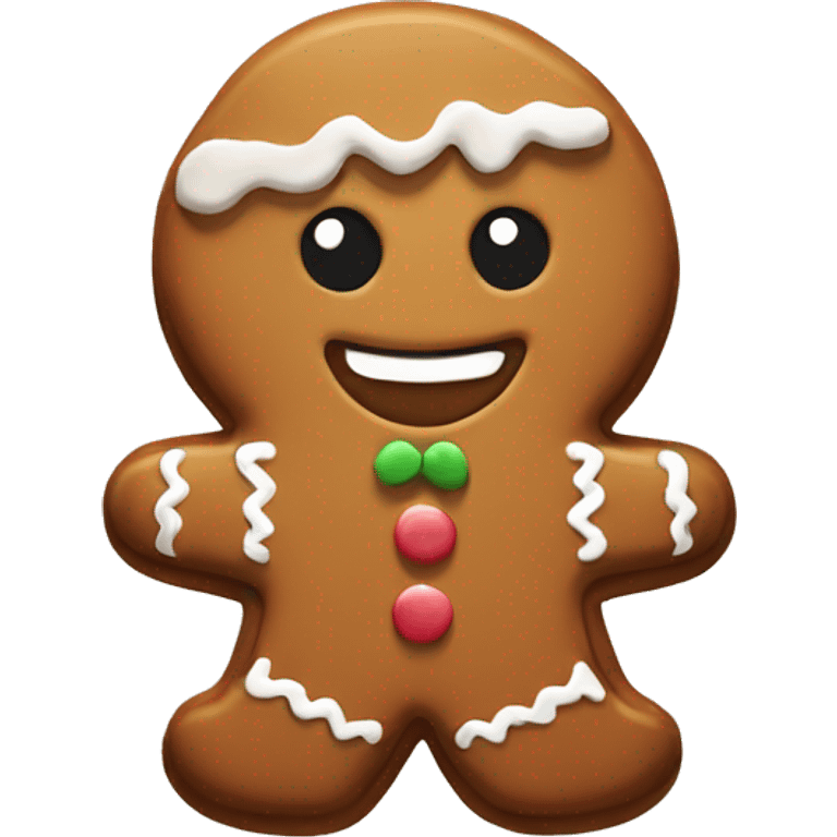 Gingerbread cookie emoji