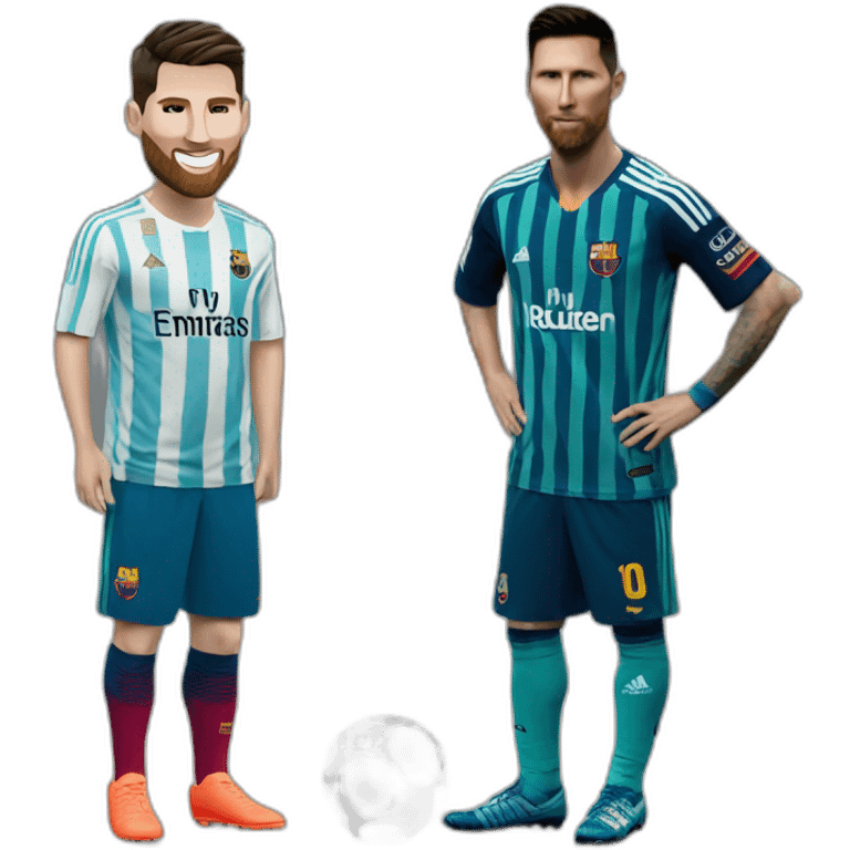 cr7 con messi emoji