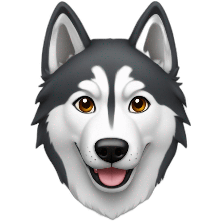 Huskie emoji