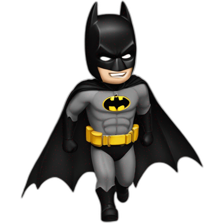 The dark knight batman flying movie emoji