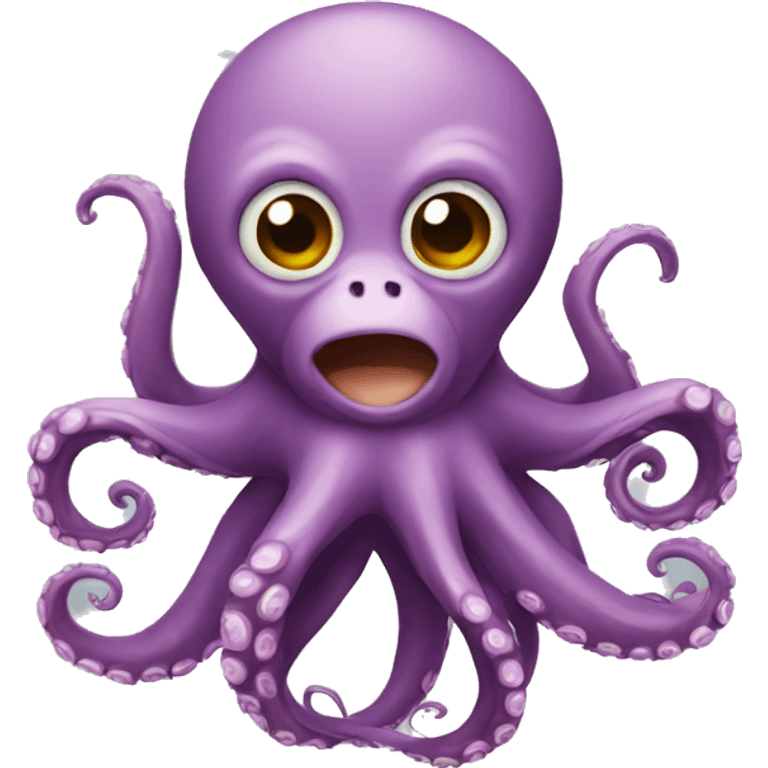 Octopus monkey emoji