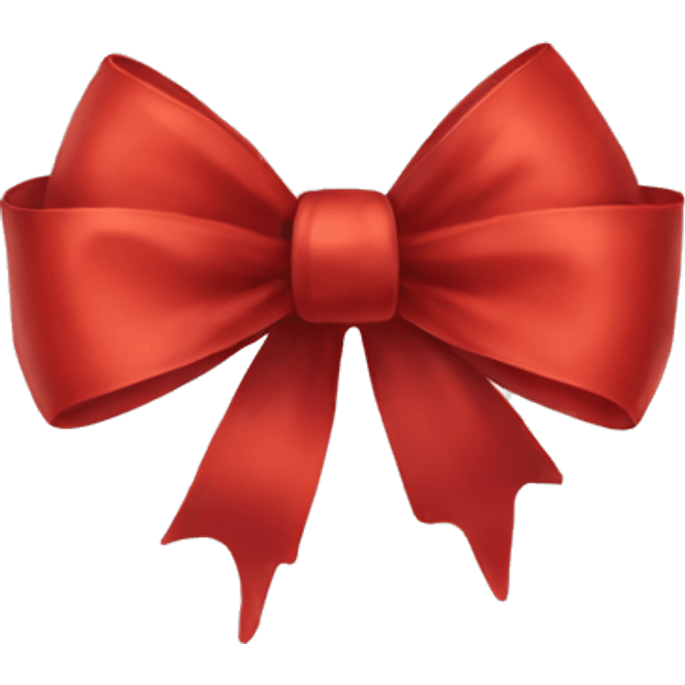 Red bow emoji