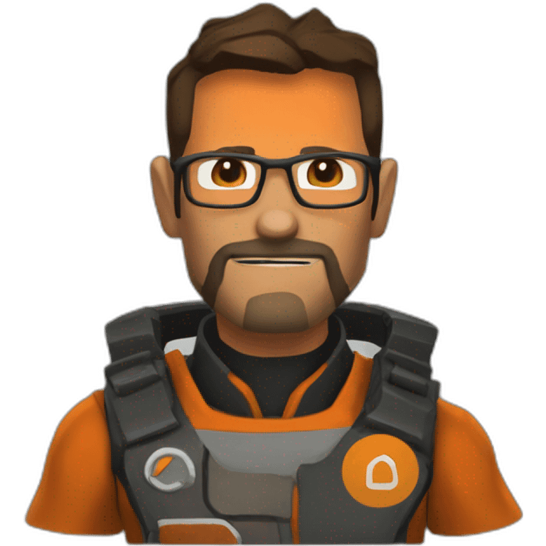 gordon freeman from half life as an emoji emoji