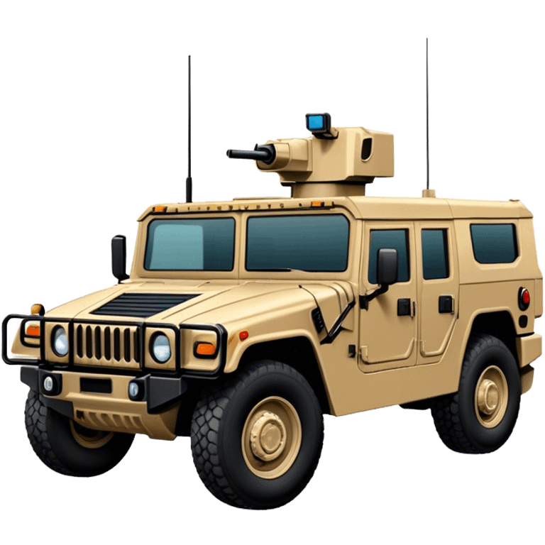 Humvee (HMMWV) (sand colour) emoji