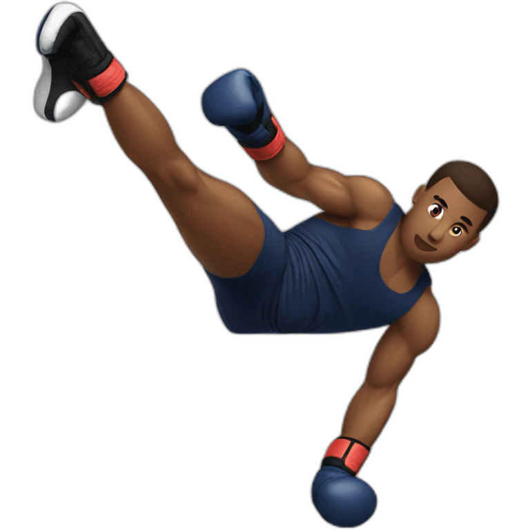 Kick boxing emoji