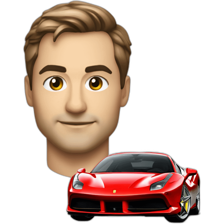 Ferrari 488 pista emoji