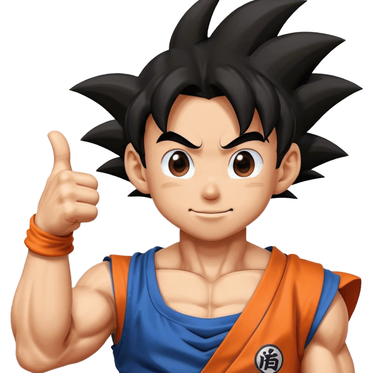 Goku thumbs up emoji