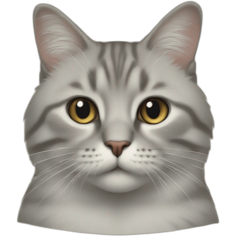 Un chat sur une toile emoji