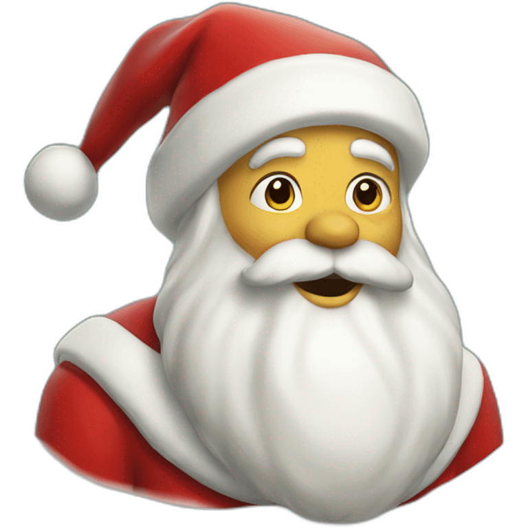 Hámster santa claus emoji