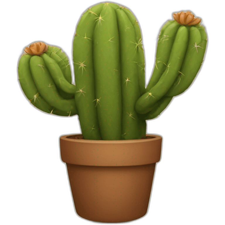 shit and brown cactus emoji