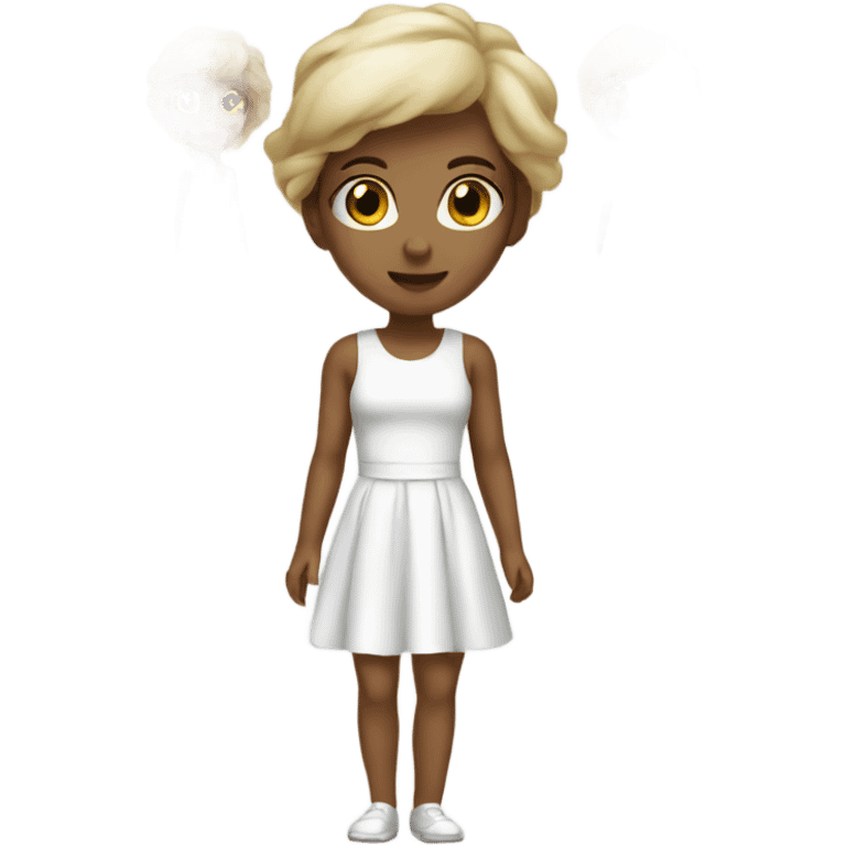 sport white dress  emoji