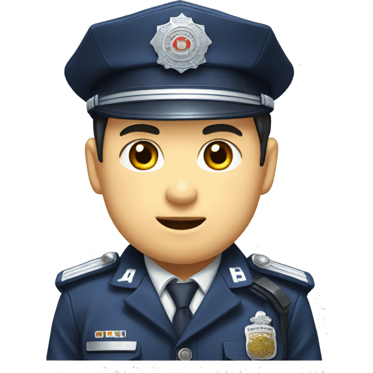 Korean police charactor podori emoji