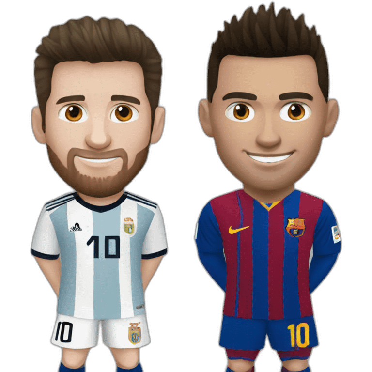 Messi and Ronaldo emoji