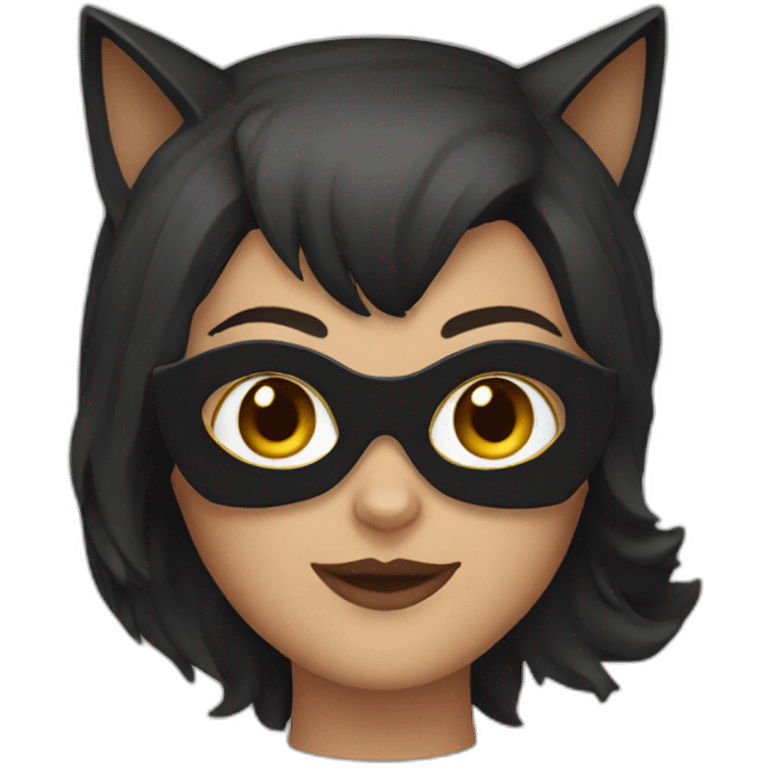 Cat woman emoji