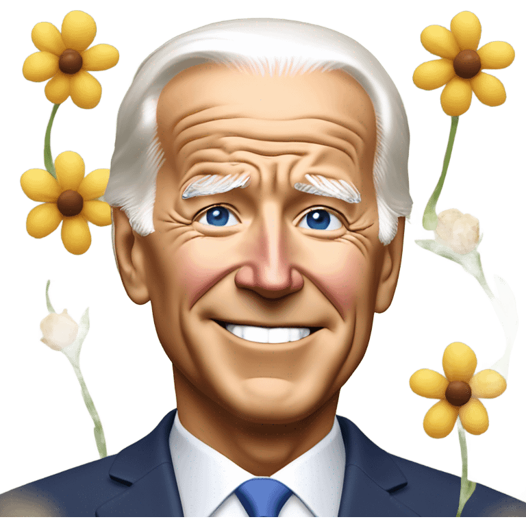 Joe biden smelling  emoji